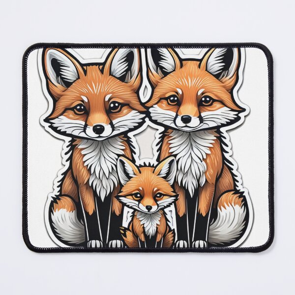 Item preview, Cute Baby And Mommy Fox designed and sold by SplendidStyles.