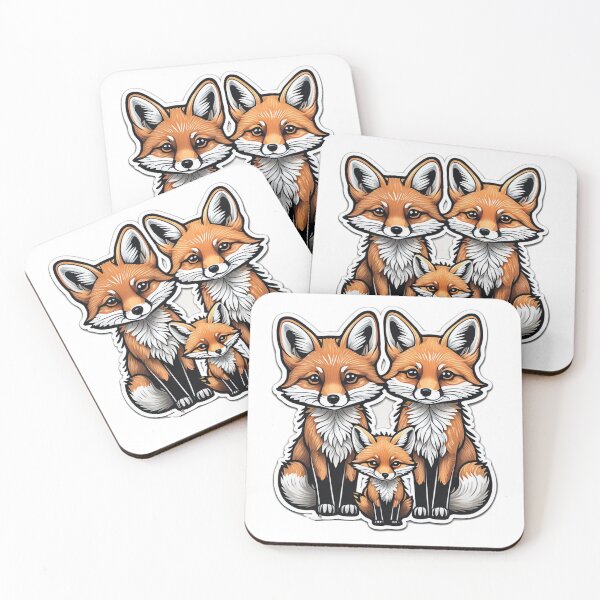 Item preview,  Cute Baby And Mommy Fox designed and sold by SplendidStyles.