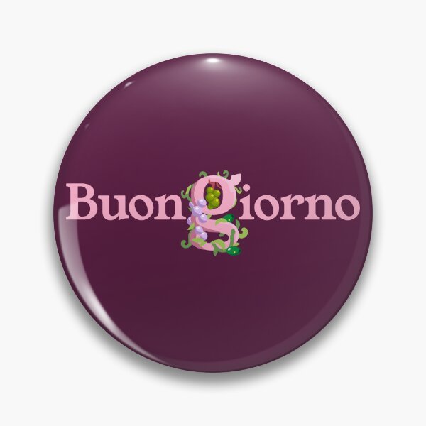 Item preview, Greeting "good morning" in Italian - pink. designed and sold by auza-project.