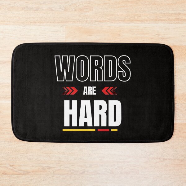 Item preview, Words Are Hard designed and sold by TshirtWing.