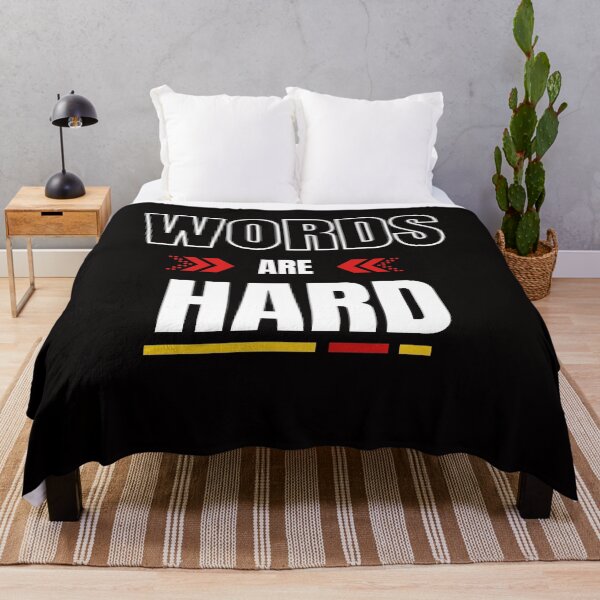 Item preview, Words Are Hard designed and sold by TshirtWing.