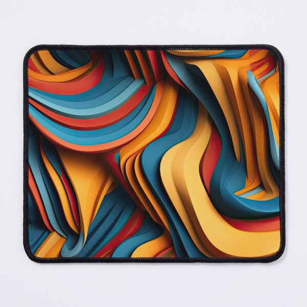 Item preview, Seamless Background filled with Swirling AI generated Art Patterns 4 designed and sold by AussieAck.