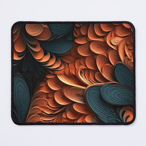 Item preview, Seamless Background filled with Swirling AI generated Art Patterns 5 designed and sold by AussieAck.