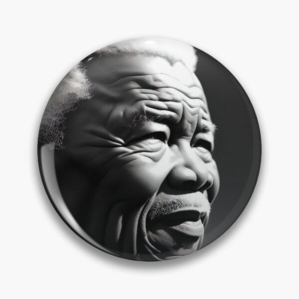 Item preview, Nelson Mandela Portrait Artwork Black & White designed and sold by FRSquare.