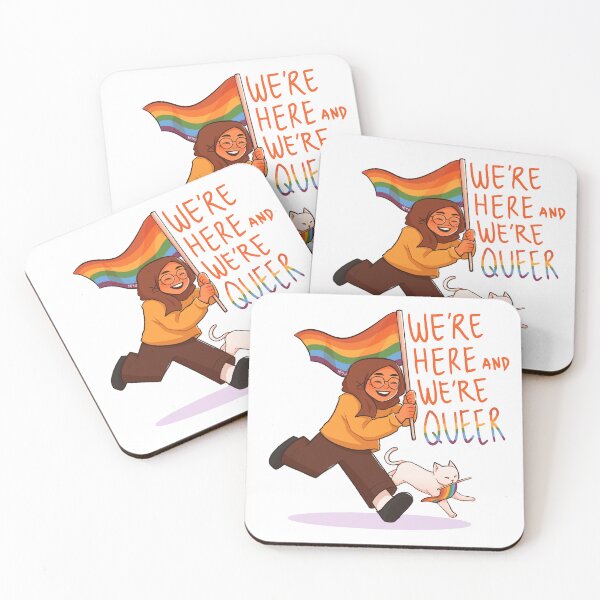 Item preview, We’re here and we’re Queer. Get used to it! designed and sold by vimiyui.