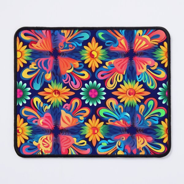 Item preview, Mexican Floral Delight: Vibrant Pattern Art for Your Walls designed and sold by GiveMeMood.
