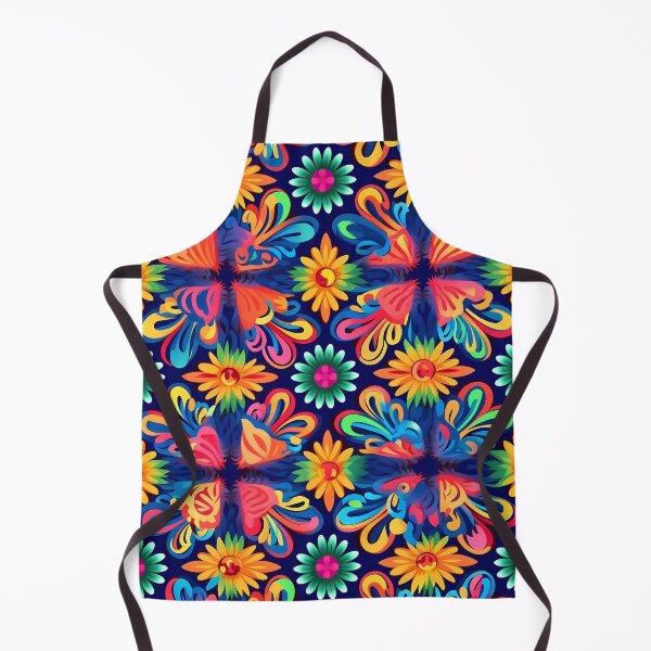 Item preview, Mexican Floral Delight: Vibrant Pattern Art for Your Walls designed and sold by GiveMeMood.