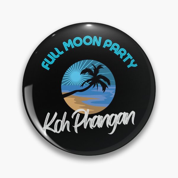Item preview, Koh Phangan - Full Moon Party Design designed and sold by RektRepublic.