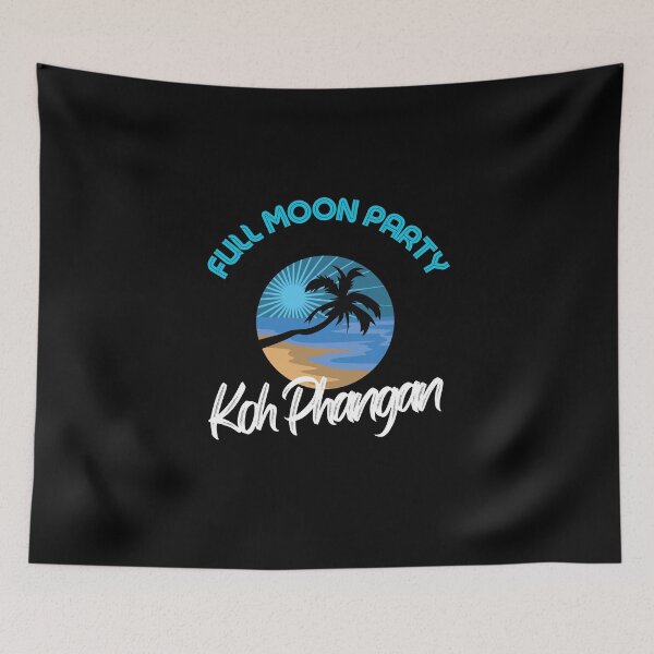 Item preview, Koh Phangan - Full Moon Party Design designed and sold by RektRepublic.