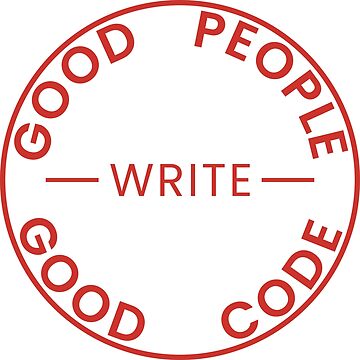Artwork thumbnail, Good People Write Good Code - Ruby Edition Sticker by kartedrop