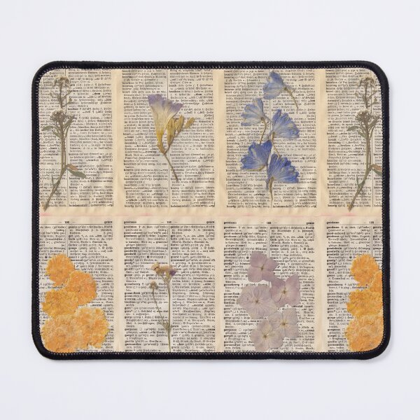 Item preview, Pressed flowers on vintage book pages A designed and sold by Julianum.