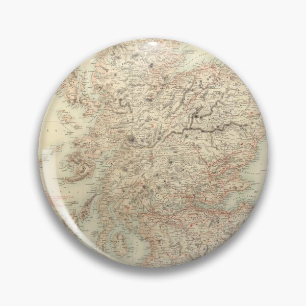 Item preview, Vintage Scotland Map (1872) designed and sold by BravuraMedia.