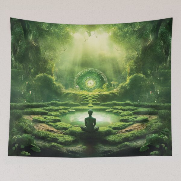 Item preview, Yoga And Meditation In Nature Concept designed and sold by AdrianGrosu.