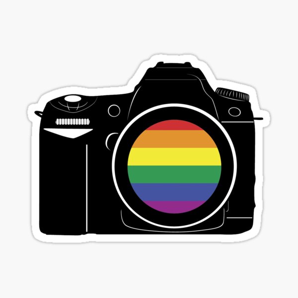 Gay Photographer Sticker