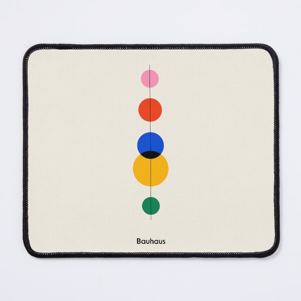 Item preview, Bauhaus Circles On Thin Line Colorful designed and sold by ahumbleconcept.