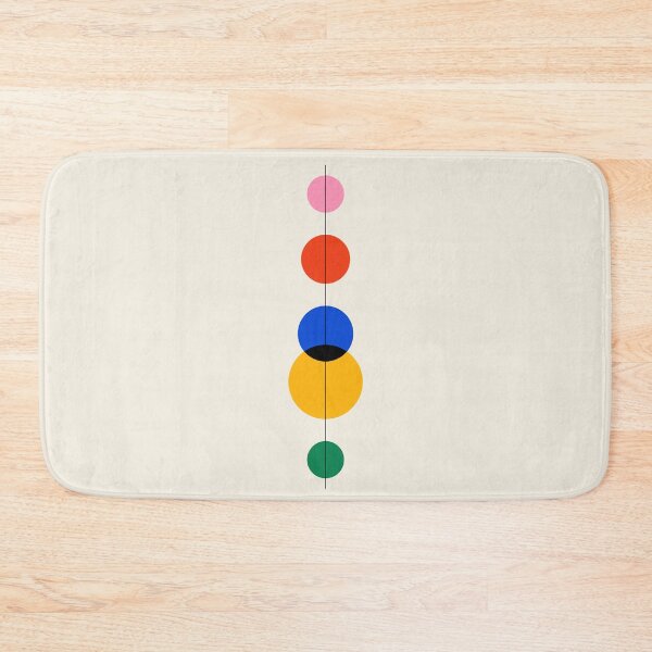 Item preview, Bauhaus Circles On Thin Line Colorful designed and sold by ahumbleconcept.