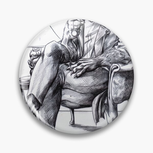 Item preview, Sitting werewolf thinking of the past designed and sold by Furiarossa.