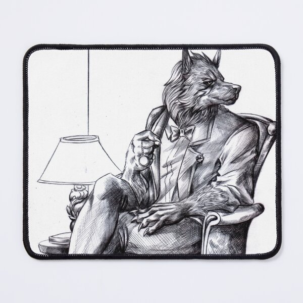 Item preview, Sitting werewolf thinking of the past designed and sold by Furiarossa.