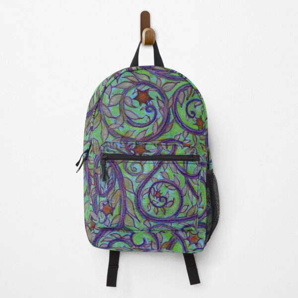 Item preview, Vine Design in Greens and Purple designed and sold by LiszaB.