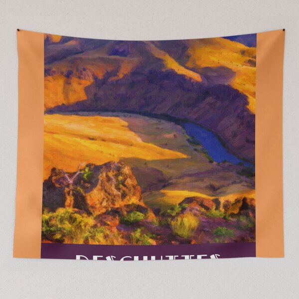 Item preview, DeSchuttes Wild and Scenic River designed and sold by Chuck Mountain Poster Art.