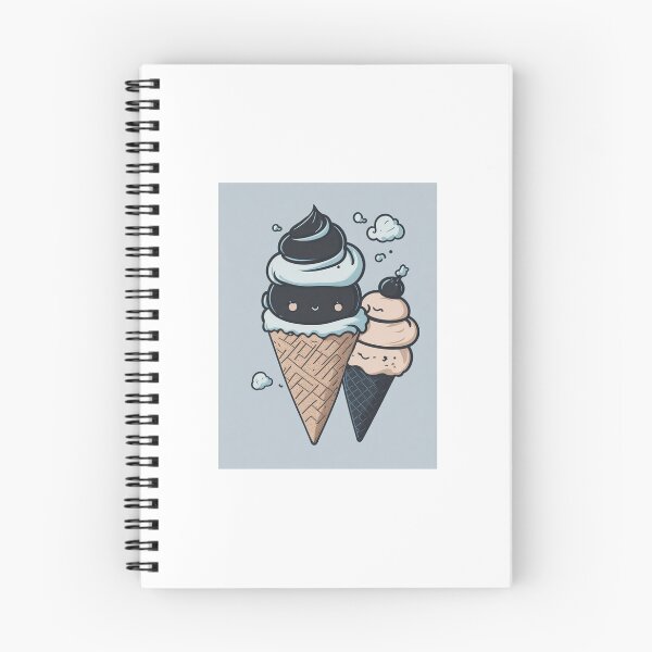 Item preview, Funny cute cartoon ice cream  designed and sold by zozolekk.