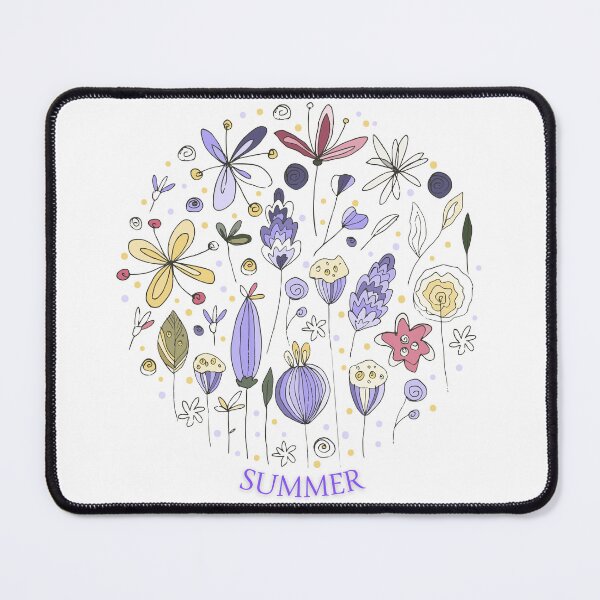 Item preview, Summer Flowers Art - Naive Style Floral Design - Whimsical Home Decor - Perfect for Nature Lovers and Art Enthusiasts designed and sold by ukrdesignhub.
