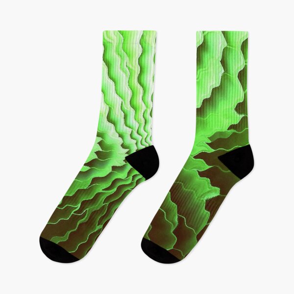 Item preview, Graphic abstract radial honeycomb circular waves distorted hexagonal structure green shade.  designed and sold by JaroDesign2023.