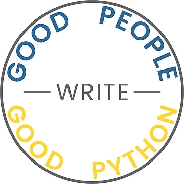 Artwork thumbnail, Good People Write Good Python Sticker by Good People | Tools of the Trade