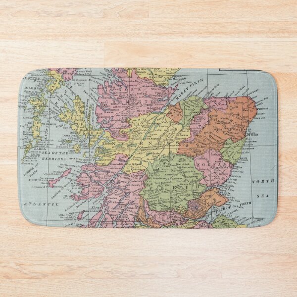 Item preview, Vintage Scotland Map (1925) designed and sold by BravuraMedia.