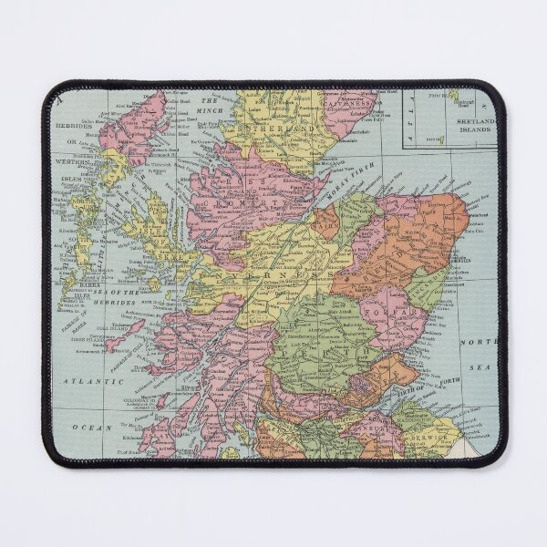 Item preview, Vintage Scotland Map (1925) designed and sold by BravuraMedia.