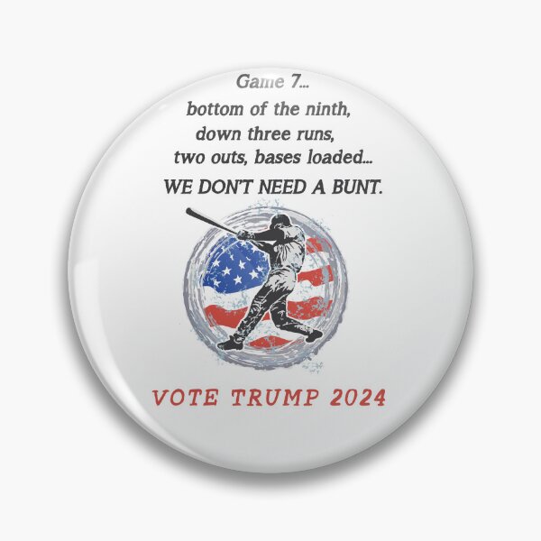 Item preview, Bottom of the ninth...vote Trump 2024 designed and sold by Doug's Landing.