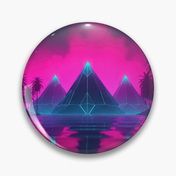 Item preview, Retrofuturistic Ecstasy: Synthwave Haven in the Cyber Oasis designed and sold by Mullet Monkey.