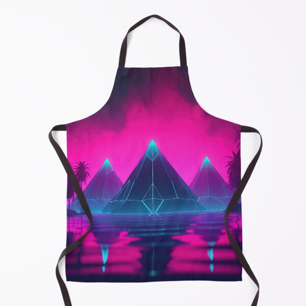 Item preview, Retrofuturistic Ecstasy: Synthwave Haven in the Cyber Oasis designed and sold by Mullet Monkey.