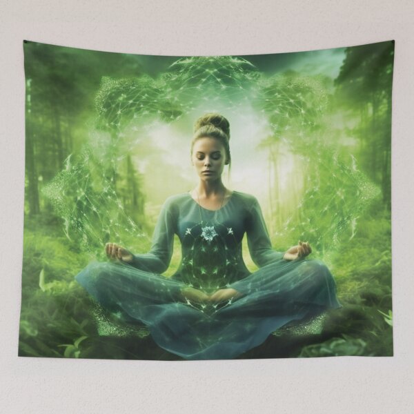 Item preview, Yoga And Meditation In Nature Concept designed and sold by AdrianGrosu.