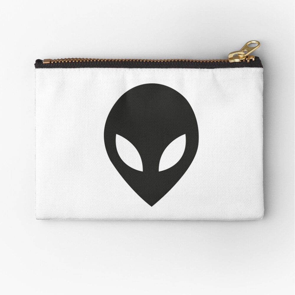 The face of the aliens Zipper Pouch