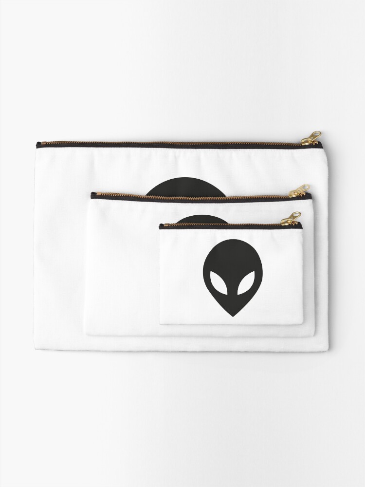 Alternate view of The face of the aliens Zipper Pouch
