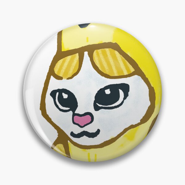 Item preview, Cat in Banana Costume - Funny Ironic Meme - Fruit Tabby designed and sold by TurmericDesignC.