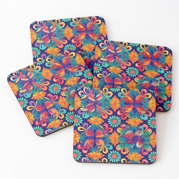 Item preview, Whimsical Folk Art: Colorful Floral Pattern for Vibrant Decor designed and sold by GiveMeMood.