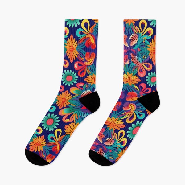 Item preview, Whimsical Folk Art: Colorful Floral Pattern for Vibrant Decor designed and sold by GiveMeMood.