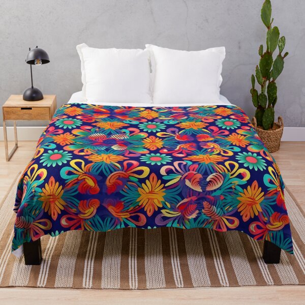 Item preview, Whimsical Folk Art: Colorful Floral Pattern for Vibrant Decor designed and sold by GiveMeMood.