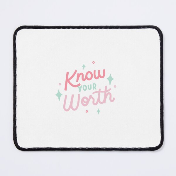 Item preview, Know Your Worth! designed and sold by The Whimisical Bear.