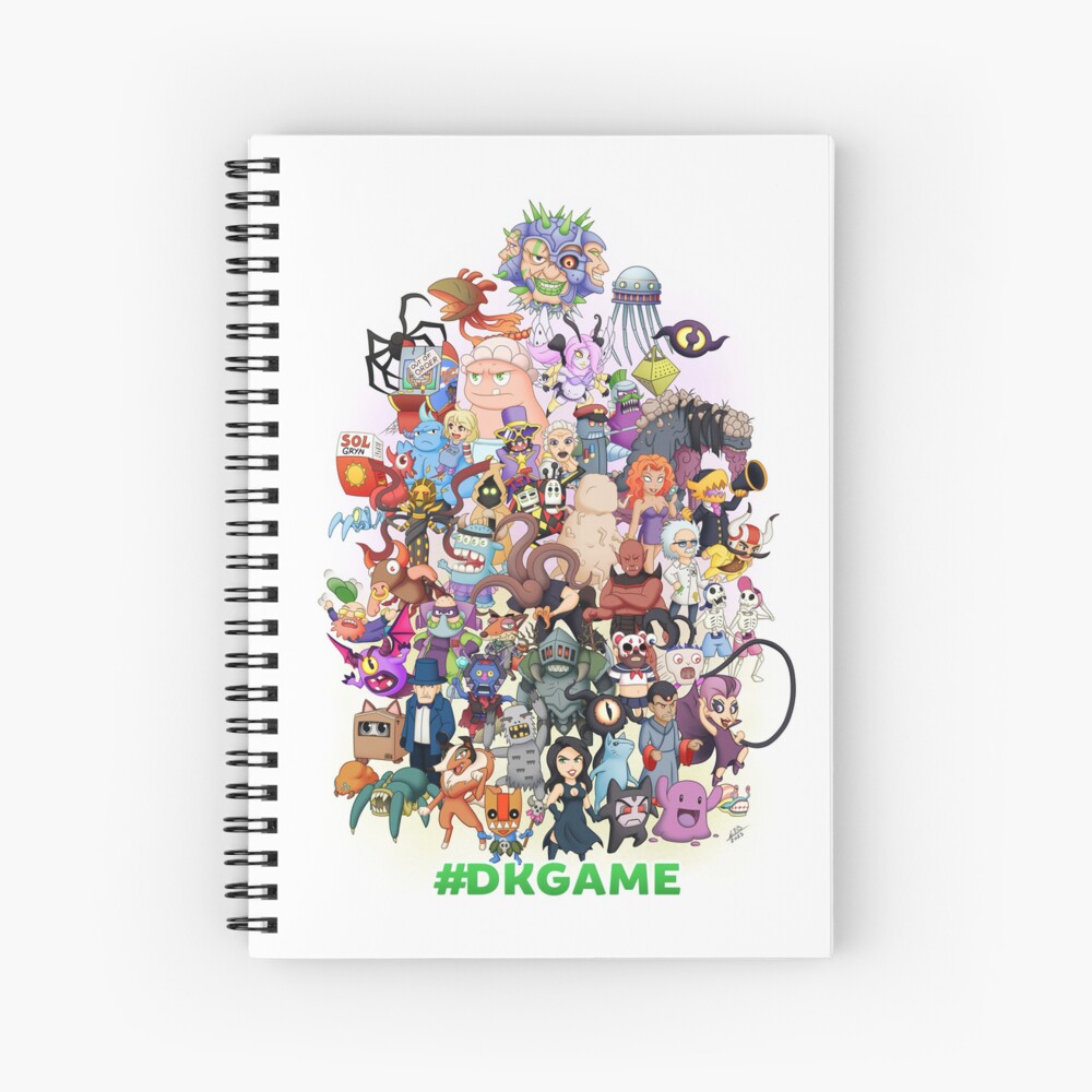 Item preview, Spiral Notebook designed and sold by WhiteCatShop.