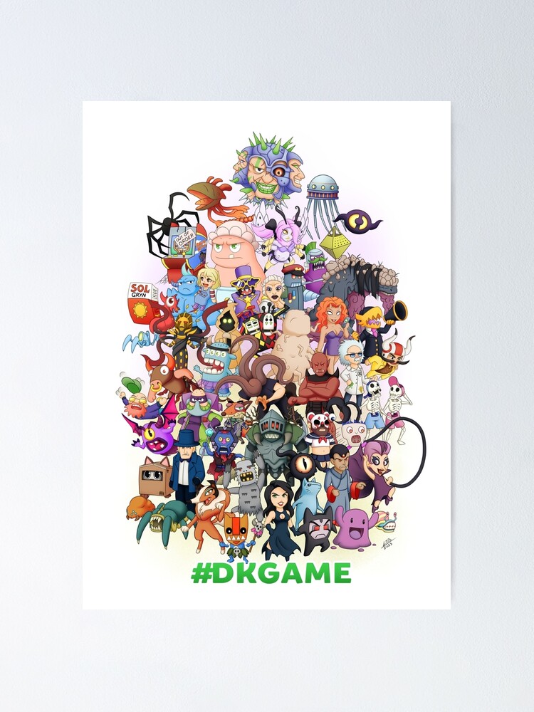 Thumbnail 1 of 3, Poster, #DKgame 2 designed and sold by WhiteCatShop.