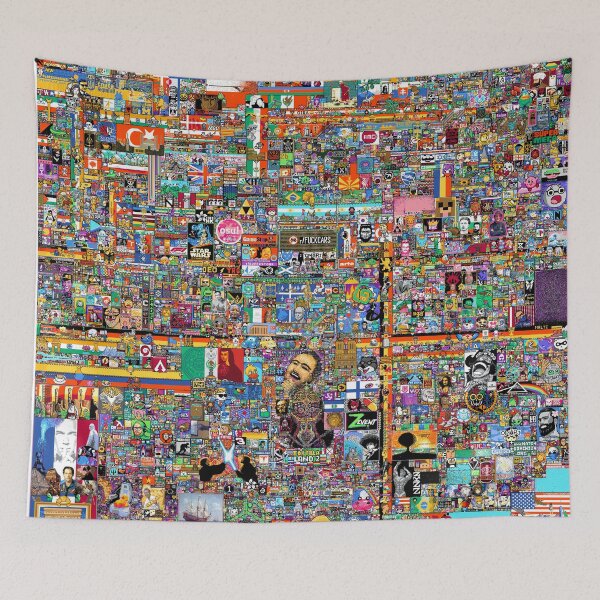 Item preview, reddit r/place poster  designed and sold by DeluxBee.