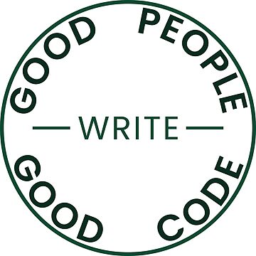 Artwork thumbnail, Good People Write Good Code - Django Edition Sticker by kartedrop