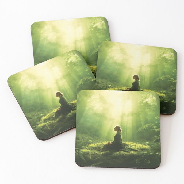 Item preview, Yoga And Meditation In Nature Concept designed and sold by AdrianGrosu.