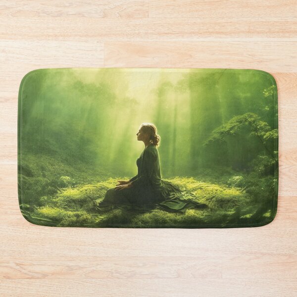 Item preview, Yoga And Meditation In Nature Concept designed and sold by AdrianGrosu.