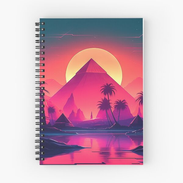 Item preview, Digital Paradise: Synthwave Rhapsody in the Cyber Oasis designed and sold by Mullet Monkey.