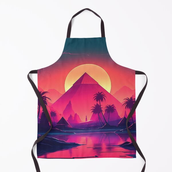 Item preview, Digital Paradise: Synthwave Rhapsody in the Cyber Oasis designed and sold by Mullet Monkey.