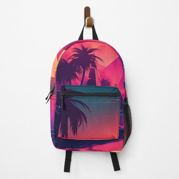 Item preview, Digital Paradise: Synthwave Rhapsody in the Cyber Oasis designed and sold by Mullet Monkey.